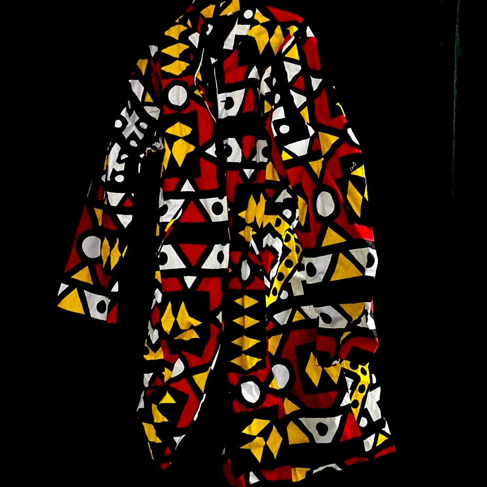 African inspired long jacket